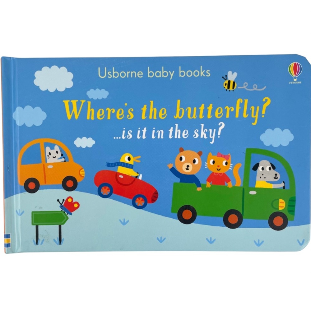 🍋 4/$20  Where's the Butterfly Usborne Baby Books | Kids Books Childrens Books
